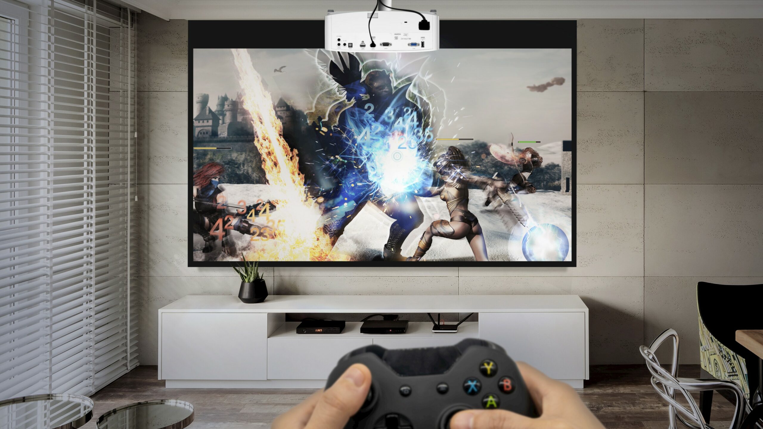 Optoma UHD38 is a compact and bright projector for gamers and cinephiles