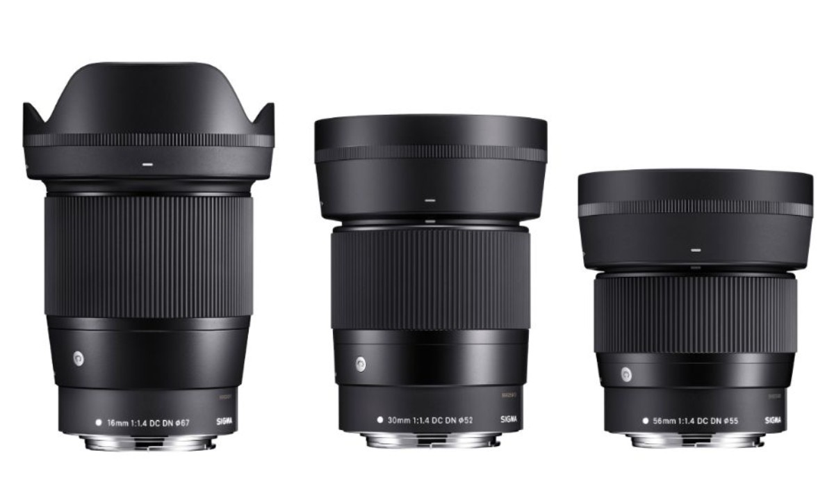 Sigma announces three prime lenses for Nikon Z-mount