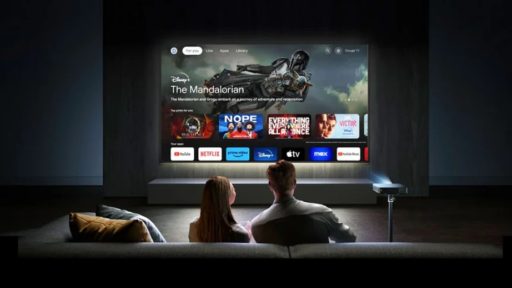 Dangbei Atom – portable laser projector for Google TV
