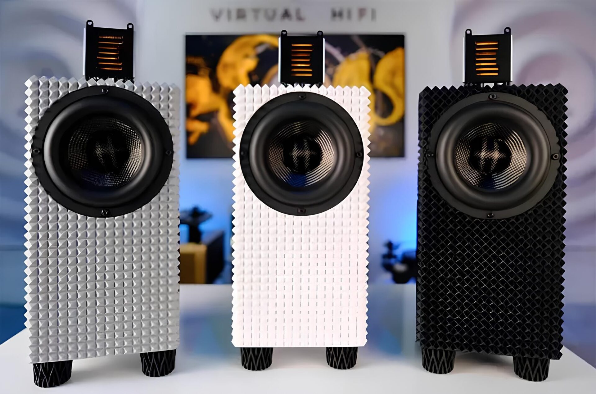 Virtual HiFi Viper: 3D-Printed Bookshelf Speakers With High-End Ambitions